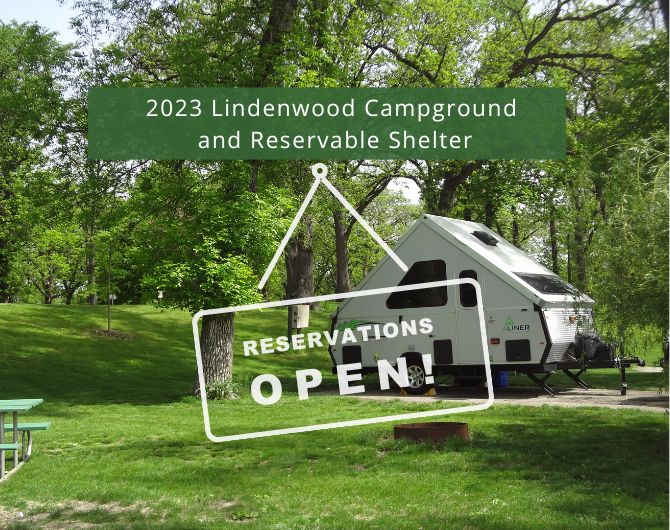 Lindenwood Campground and Rentable Shelter Spaces Open for the 2023